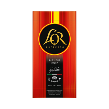 LOR Espresso Passione Rossa Imola Ristretto 12, Nespresso­ kompatibel, 10 Aluminium­ Kaffeekapseln, 52g